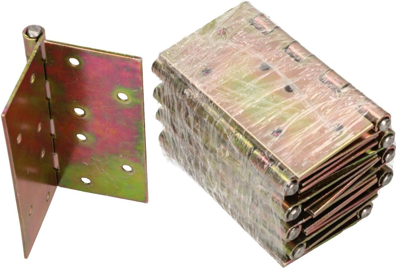 KOTARBAU 5907465908078 Door Hinges, GoldYellow, 100 mm x 100 mm