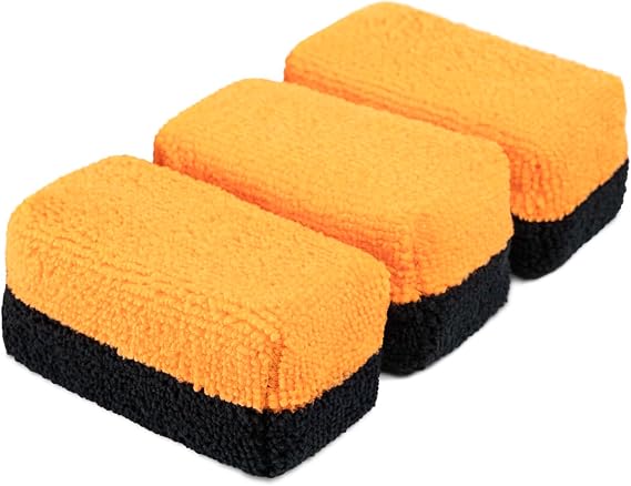 CERAKOTE Premium Microfiber Applicator Pads for Cars, 3 Pack