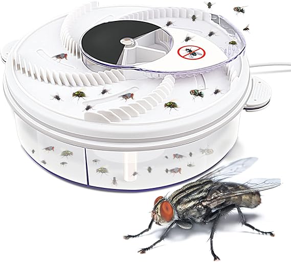 Electric Fly Trap, Fly Trap Pest Device Insect Catcher Automatic Flycatcher Fly Trap Pest Reject Control Catcher Insect Repellents Tools