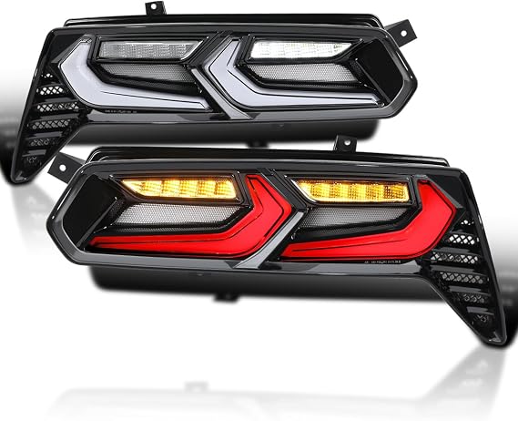 SPEC-D TUNING Black [C8 Style] Full LED Tail Lights