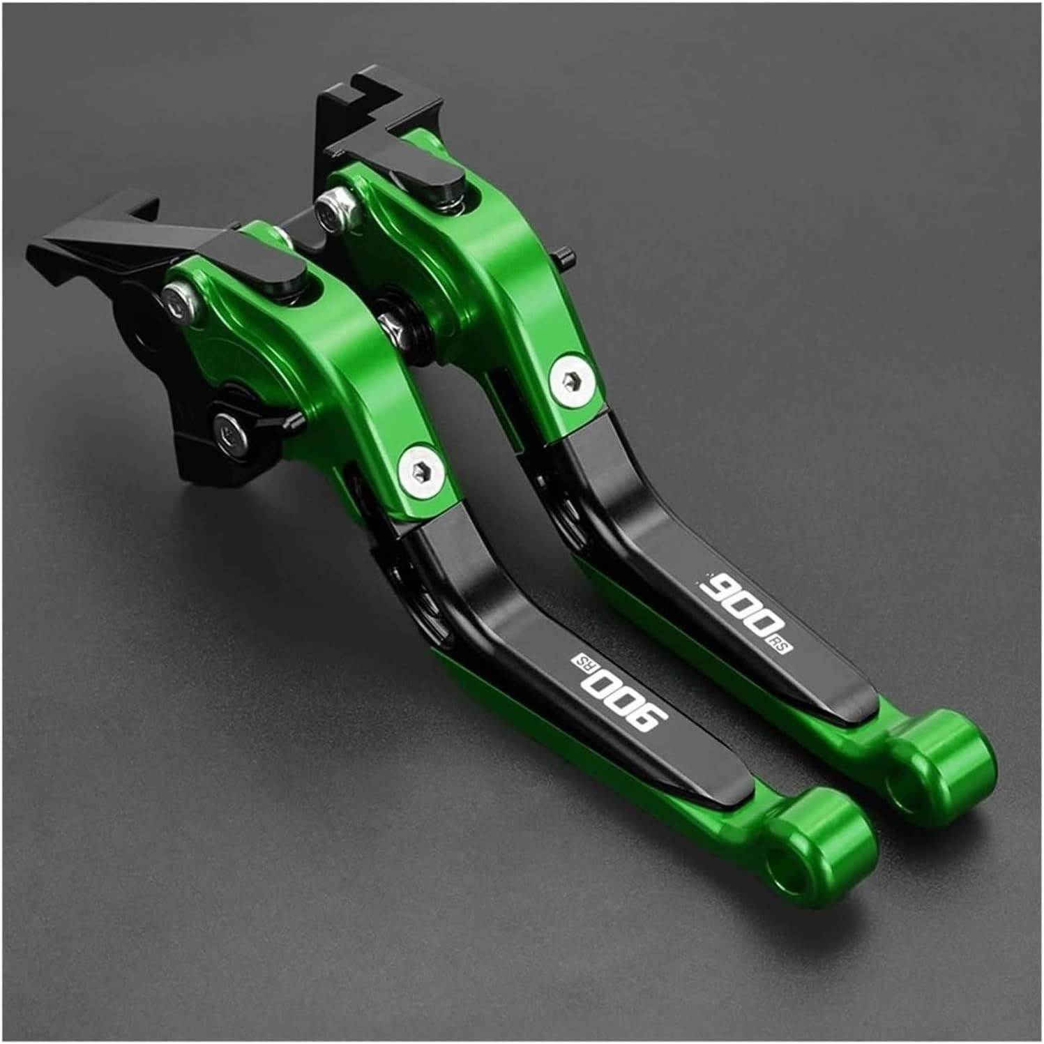Motorcycle Clutch Brake Levers, for Kawa&saki Z900RS 2018-2022 Motorbike Handbrake Motorcycle Adjustable Foldable Extendable Brake Clutch Levers Handle BarGrips End Clutch Brake Levers SetHandle 2