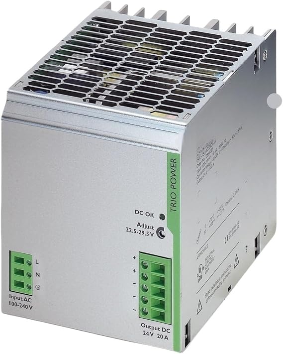 Power Supply Power Supply TRIO-PS/1AC/24DC/20-2866381 for Industrial Automation