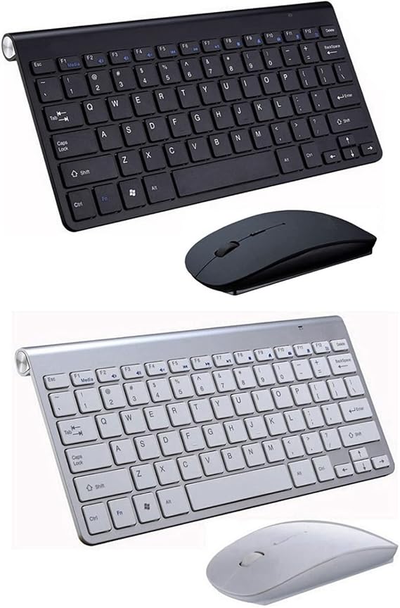 Microcase 2.4 GHz Wireless Kablosuz Slim Klavye ve Mouse Seti + Türkçe Klavye Etiketi - AL27701 (Gümüş)