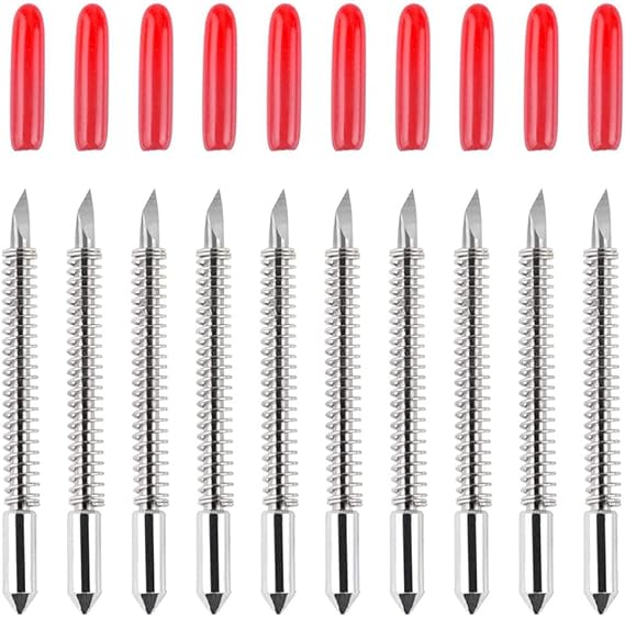 100Pcs 45 Degree Vinyl Cutter Plotter Blades for Graphtec CB09U CB09 Cameo Cutting Knife
