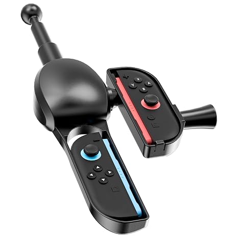 RHOTALL Fishing Rod for Switch 2,Fishing Games Accessories Kit Compatible with Switch 2 Handle joycon Controller Bass Pro Shops: The Strike Championship Edition