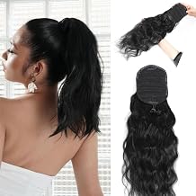 LUMIERE Human Hair Clip In Extensions For Black Women, 8 Pieces with 20 Clips, Brazilian Remy Hair