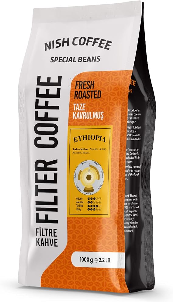 Nish Filtre Kahve Etiyopya 1 Kg - Çekirdek