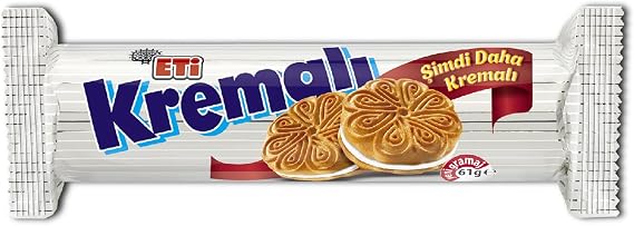 Eti Kremalı Bisküvi 61 g Tekli Paket 7li paket