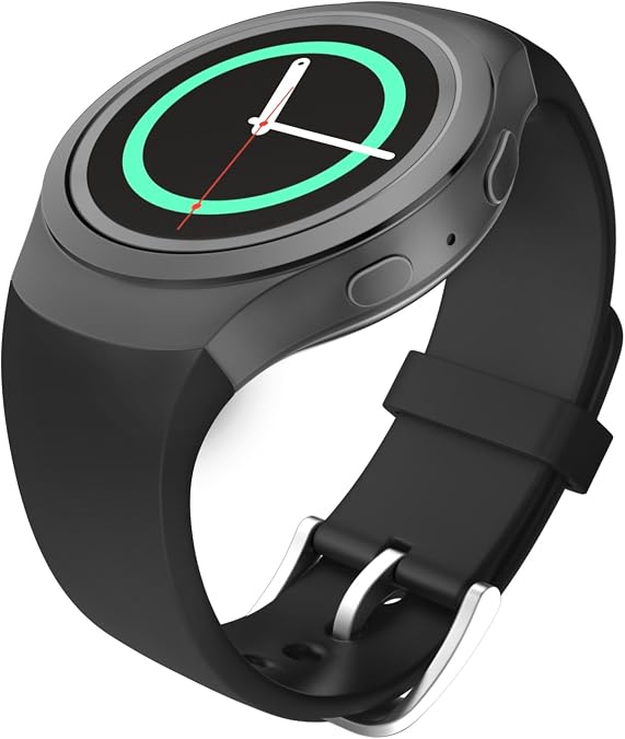 MoKo Watch Band Compatible with Samsung Gear S2, Soft Silicone Replacement Sport Band fit Gear S2 (SM-R720 / SM-R730 ONLY) Smart Watch, NOT FIT S2 Classic (SM-R732 & SM-R735), NOT FIT Gear Fit2