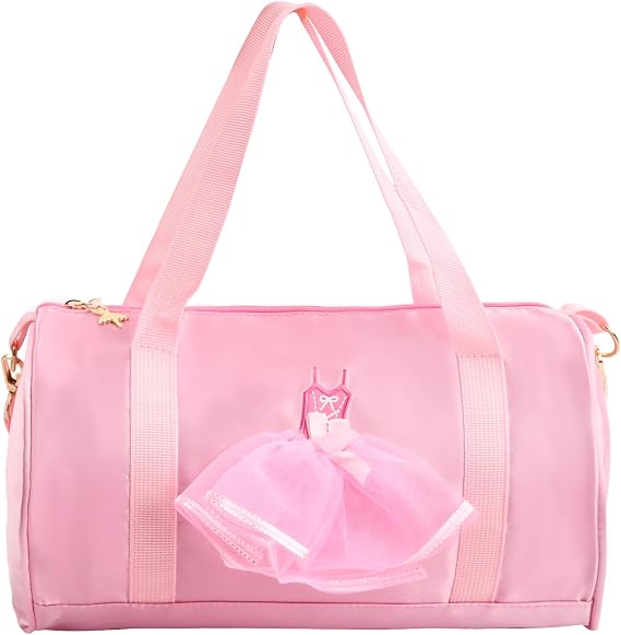 Ballet Dance Bags, Princess Shoulder Bag, Sports Bag, Girls' Ballet Bag, Duffle Bag, Ballet Bag, Gymnastics Handbag, Children's Bag for Ballerina Dancer