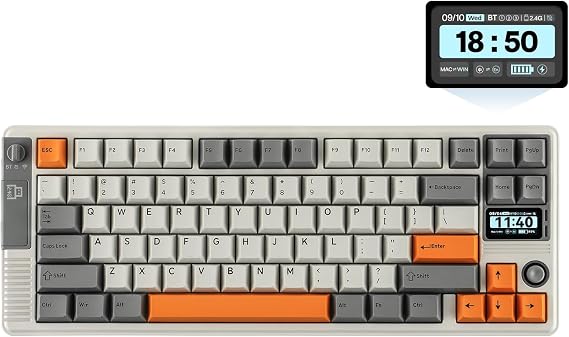 EPOMAKER RT85 Wireless Mechanical Keyboard with Joystick & DIY Screen