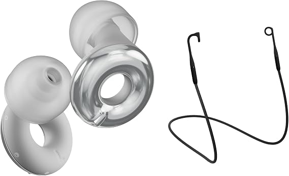 Loop Switch 2 Ear Plugs + Loop Link Connector Set | 3 Level Noise Control Earplugs | Includes Anti-lost Strap
