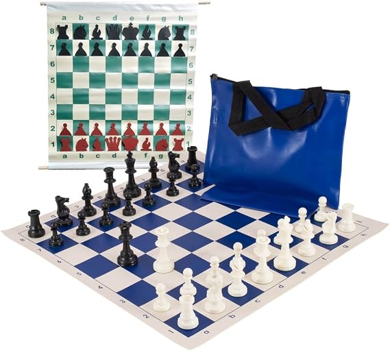 Basic Scholastic Chess Club Starter Kit - for 10 Members - Royal Blue