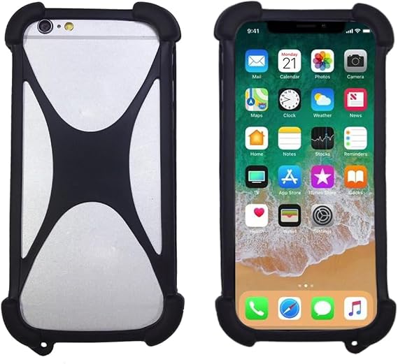 Phone Soft Silicone Protective Case For DIALN X62 6.26" Gel Cover Skin Etui Bumper Shell Black