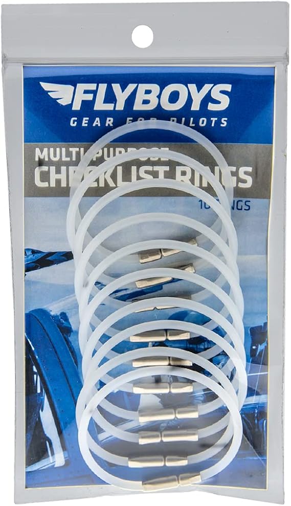 FLYBOYS Checklist Rings - 10 Pack (1.75 in Diameter) (Opaque)