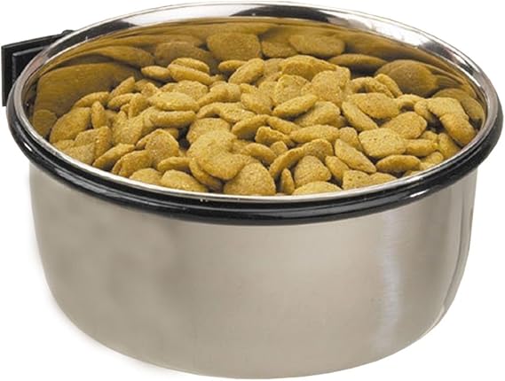 ProSelect Stainless Steel Coop Cups Versatile Coop Cups for Pet and Animal Cages, 64-Ounce