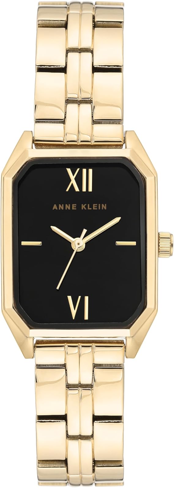 Anne Klein Women's Bracelet Watch, Gold/Black, AK/3774BKGB