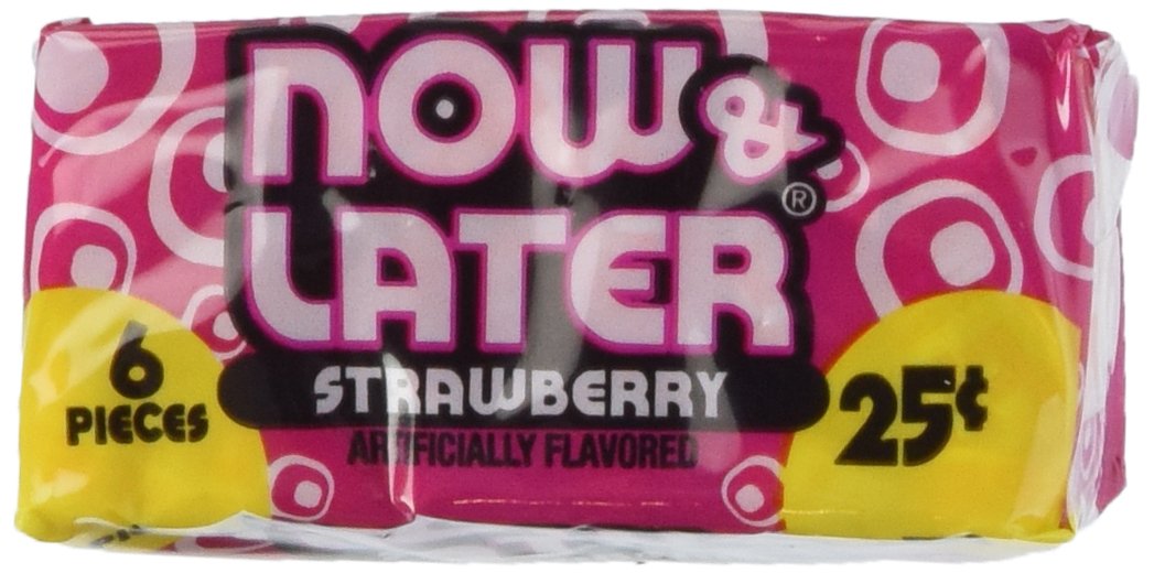 Now and Later Strawberry -6pc 24 pack
