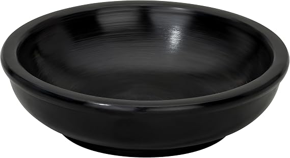 Soapstone Smudge Bowl Black Incense Burner Scrying Bowl [Diameter 3.93 inches]