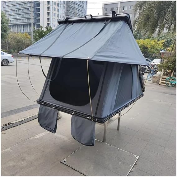 Hardtop Outdoor Camping Tents Solar Panels Car Roof Top Tent Aluminum Clamshell RTT Hard Shell Rooftop Tent(Carbon Fiber)