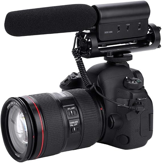 TAKSTAR SGC-598 Interview Microphone for Nikon/Canon Camera/DV Camcorder