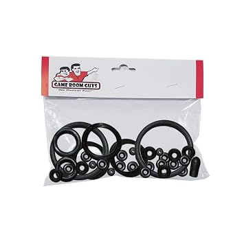 Premium/LE Black Rubber Ring Kit Compatible With Deadpool By Stern Pinball Machine