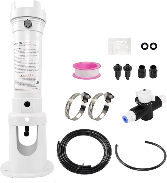 R171016 Pool Chlorinator fits Pentair Rainbow 300 chlorinator | Automatic Chlorine/Bromine Offline Pool Feeder with Upgraded Control Valve and Connector Parts