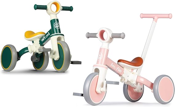 Tricycle Bundle - Green & Pink with Handle