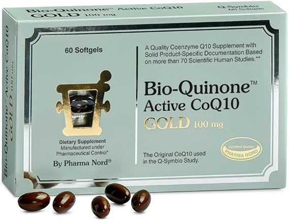 Pharma Nord - The Original CoQ10 100 mg High Absorption 60 Softgels | Backed By 100+ Clinical Studies Antioxidant for Heart Health, Fertility, Healthy Aging, Cellular Energy Coenzyme Q10