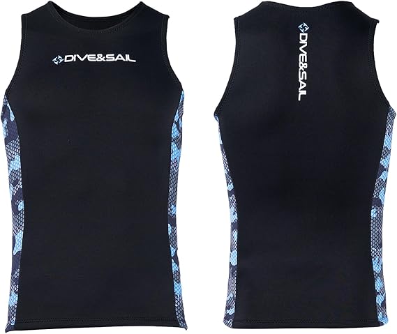 Wetsuit Top Men Wetsuit Vest Jacket Diving 2mm Neoprene Sleeveless Wet Suit Swimming Canoeing Surfing
