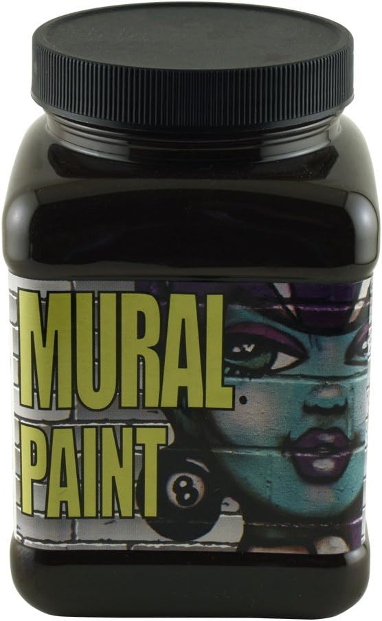 Chroma Acrylic Mural Paint for Interior and Exterior Murals - Lightfast, Mixable, Hard-Wearing Vibrant Pigment, 16 Oz Mud (2457)