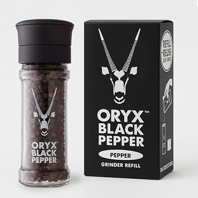 2up Pepper combo - Pepper grinder 1.26 oz  refill.