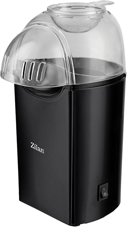 ZLN8045 Popcorn | Patlamış Mısır Makinesi | 1200W | Yağsız ve Sağlıklı Pişirme | Siyah