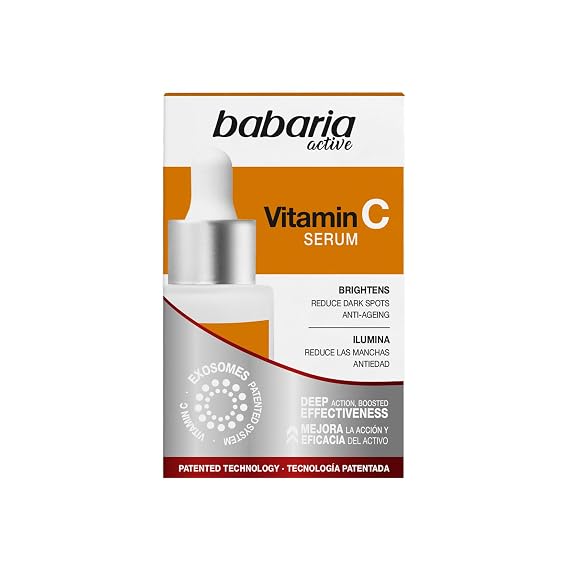 Babaria Vitamin C Face Serum - Helps Improve Elasticity and Flexibility - Reduces Appearance of Dark Spots - Protects Against Airborne Pollutants - Provides Glowing and Anti-Aging Effect - 1 oz