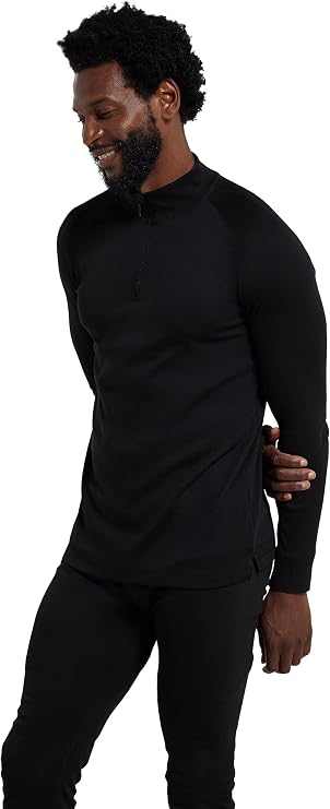 Mountain Warehouse Talus Mens Thermal Zip Neck Top