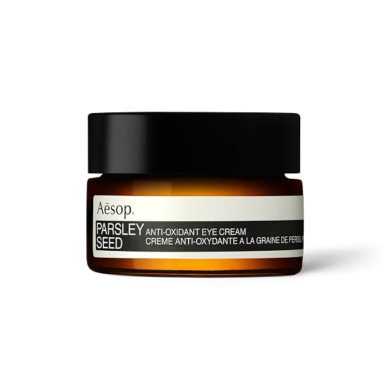 Aesop Parsley Seed Anti-Oxidant Eye Cream for Dry Skin | Vitamins C & E to Gently Nourish Skin | 10mL / 0.3 oz