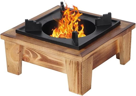 Alcohol Stove,Wood Stove,Wood Burner,Japanese Portable Stove, Suitable for Outdoor Picnicking, Making Soup, Hotpot, Grilling Meat, Boiling Water