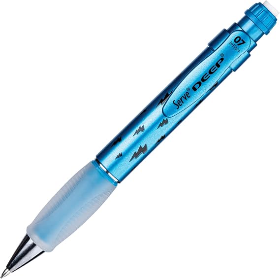 SERVE Deep Mechanical Lead KLM 07 MM, Metallic Blue, Lightning Pattern