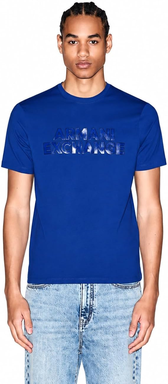 Armani Exchange Men's Elevated Logo Tee Slim