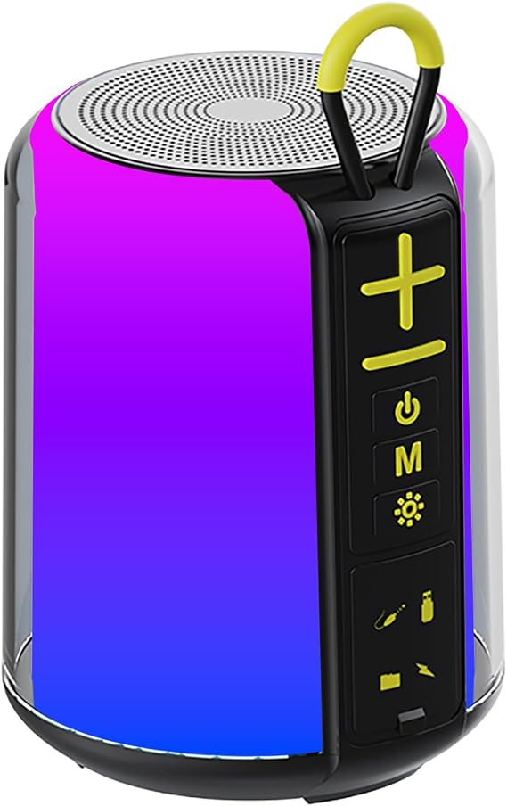 Portable Wireless Bluetooth Speaker with RGB Light