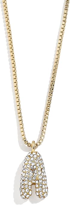 BaubleBar - Gwen Gold-Plated Initial Necklace