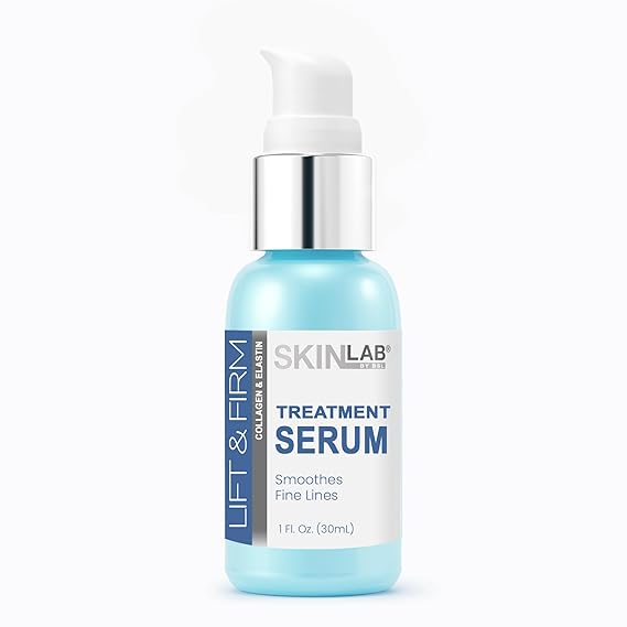 SKIN LAB Lift & Firm Serum Collagen, Vitamin C & E, Dark Spot & Acne Scar Treatment, Hydrating Formula for Women, 1 oz