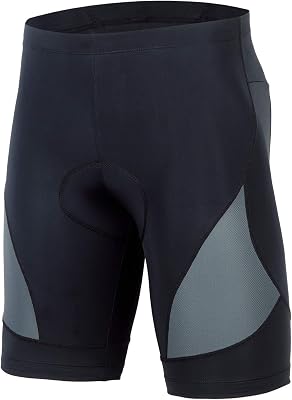beroy Mens Comfortable Bicycle Cycling Pants, 3D Padded Bike Shorts