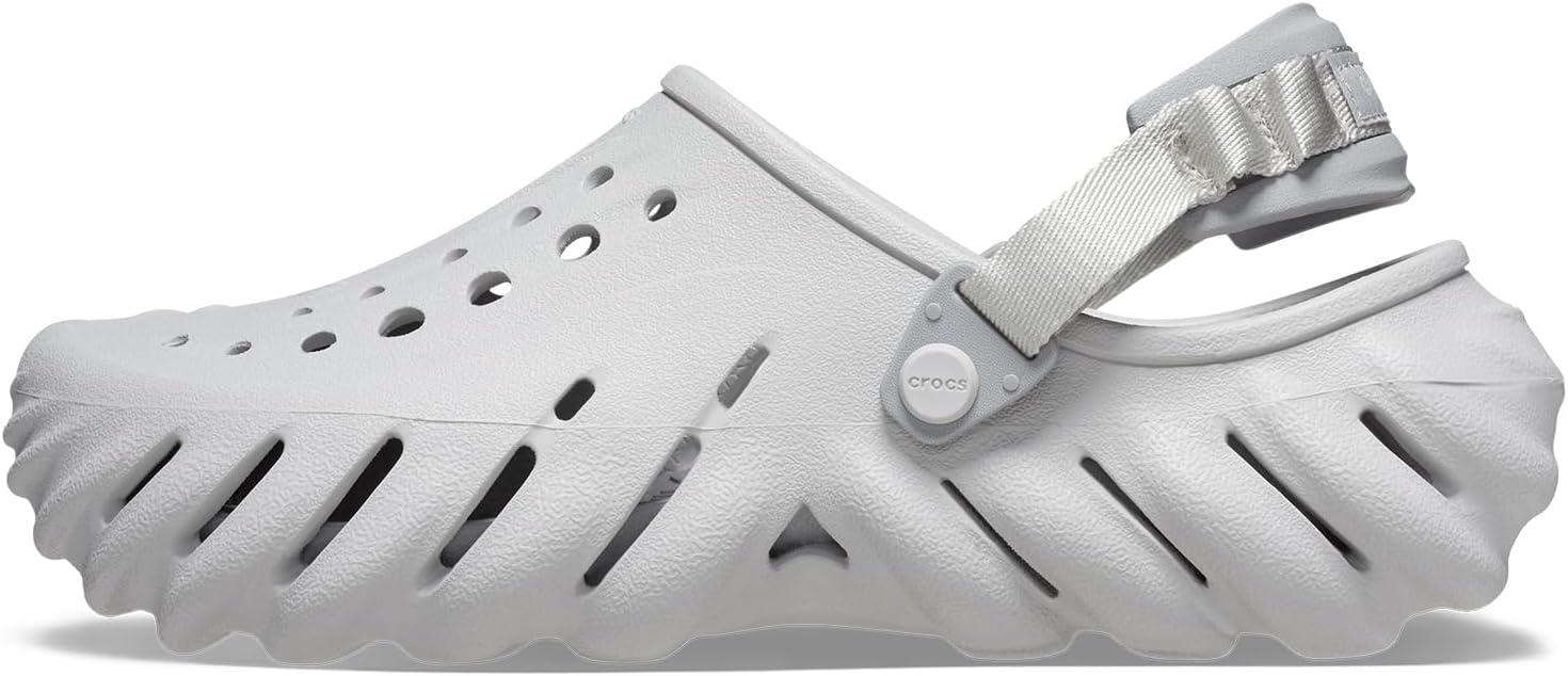 Crocs Echo Clog - Unisex Adult Size 7, Ambiance, Solid, Water Resistant, Athletic, Comfort, Sports, Summer, Clog