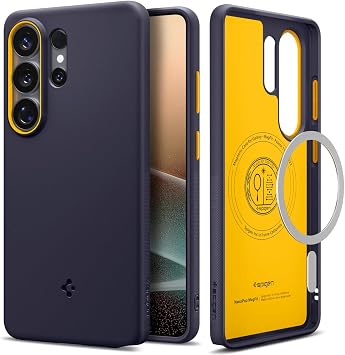 Spigen Nano Pop MagFit Case for Samsung Galaxy S26 Ultra, Compatible with MagSafe Accessories - Blueberry Navy