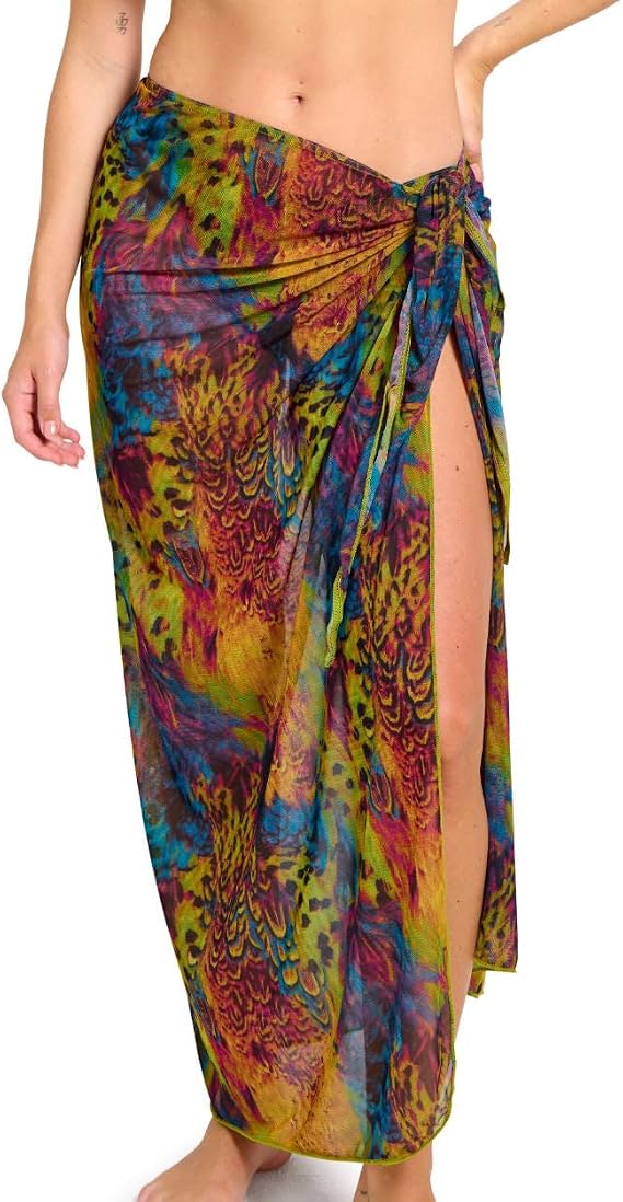 Kiniki Women's Tan Through Beach Sarong (5th Generation)