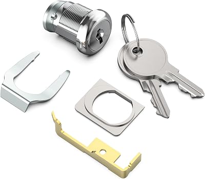 File Cabinet Lock Replacement Kit for HON F24 & F28 - with 2 Keys, Drawer Lock, Parts, Key Kit - Random Keys are More Secure