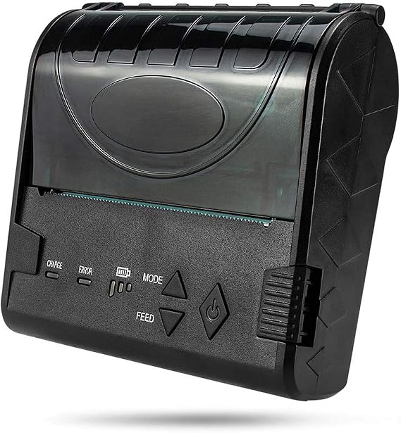 NETUM Wireless Bluetooth Thermal Receipt Printer, Portable Personal Bill Printer 80mm Mini USB POS Printer for Restaurant Sales Retail Compatible with Android