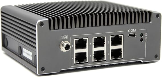 Protectli Vault V1610 (with coreboot) - 6 Port, Micro Appliance/Mini PC - Intel N6005, 6X 2.5G NICs, 16GB LPDDR RAM on-Board, 32GB eMMC on-Board