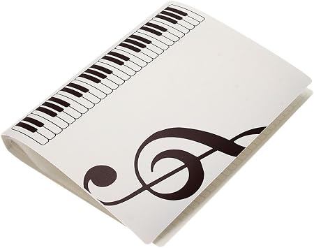 WOGOD Sheet Music Folders Music Sheet File Paper Documents Storage Folder Holder .A4 Size,40 Pockets